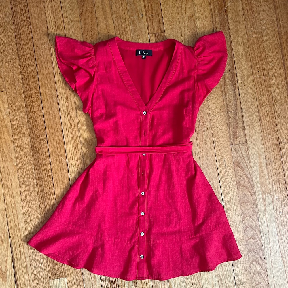 Lulu’s Red Mini Dress